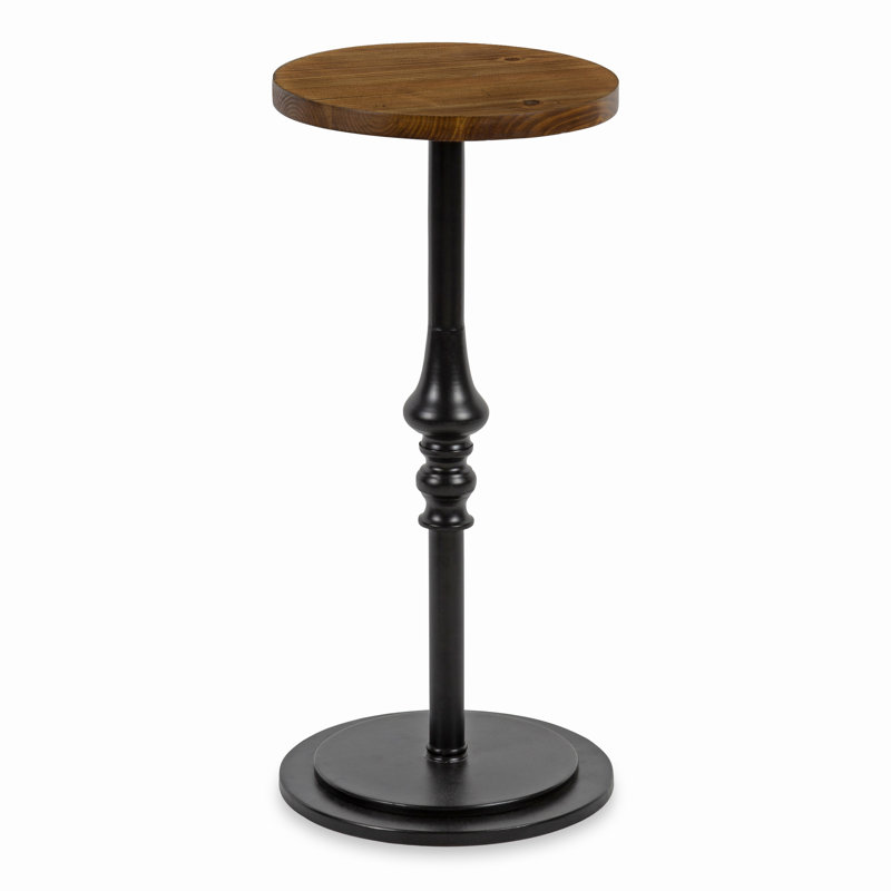 Canora Grey Parodi 26'' Tall Solid Wood Pedestal End Table & Reviews